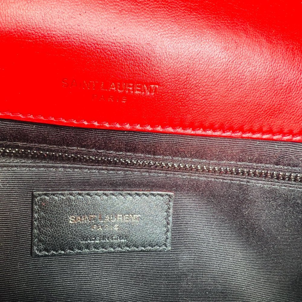 Red Jamie Leather Bag - Picture 9 of 11